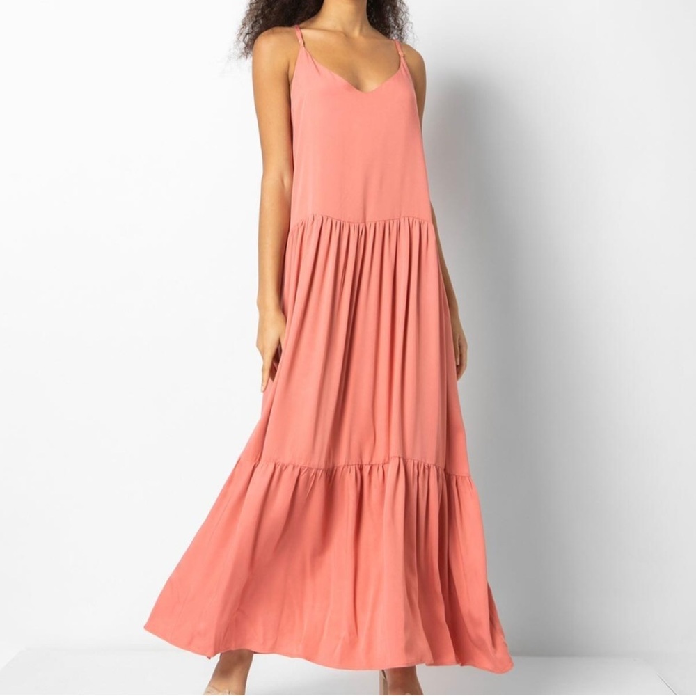 Splendid Peach Maxi Dress